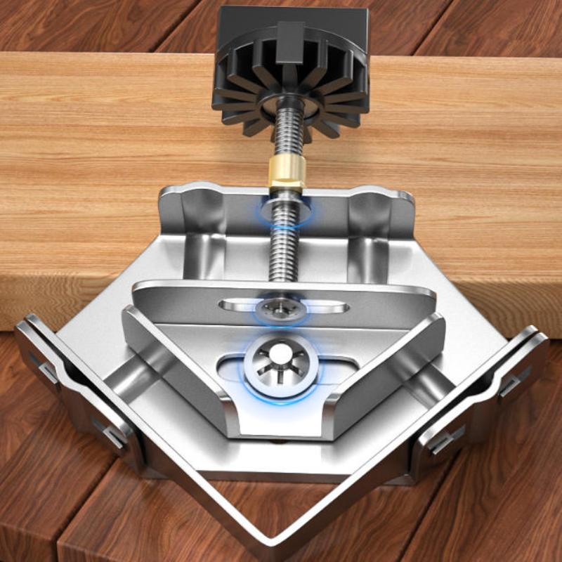 1 шт. Угловой зажим-позиционер Вспомогательный зажим из нержавеющей стали под прямым углом Быстросъемный Регулируемый зажим для фиксации под 90 градусов Сварка