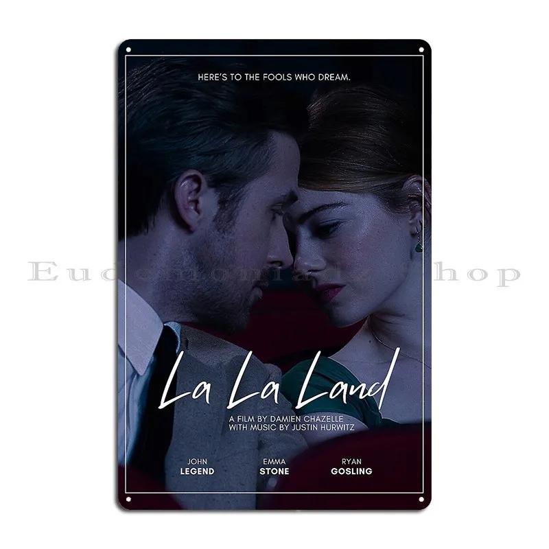 Best Dancing La La Land alternative movie Poster Metal Sign Poster Design Wall Mural Classic Funny Cinema Tin Sign Poster