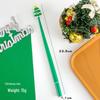 Cute Christmas Cartoon Silicone Shaker Gel Pen - Student Stationery Gift