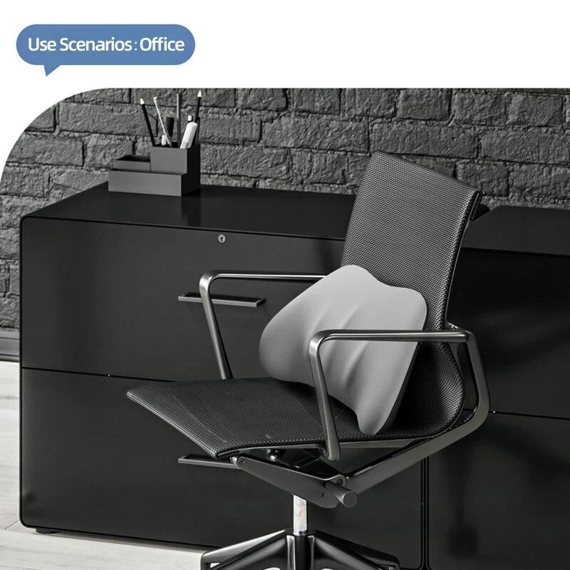 Car Soft  Lumbar Support Headrest Neck Pillow Support Universal Neck Pillows Cushion Car Memory Foam Lumbar Pillow Back