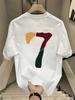 Mens Cotton Tshirt Colorblock No7 Twdxcz Print Breathable Crew Neck Summer Casual Streetwear Tee