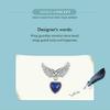 WOSTU 925 Sterling Silver Wing Guardian Emotion Stone Charm Beads for Bracelet DIY Jewelry