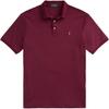 Polo SS23 Logo Однотонная рубашка поло с коротким рукавом для мужчин, красные 710870645-020
