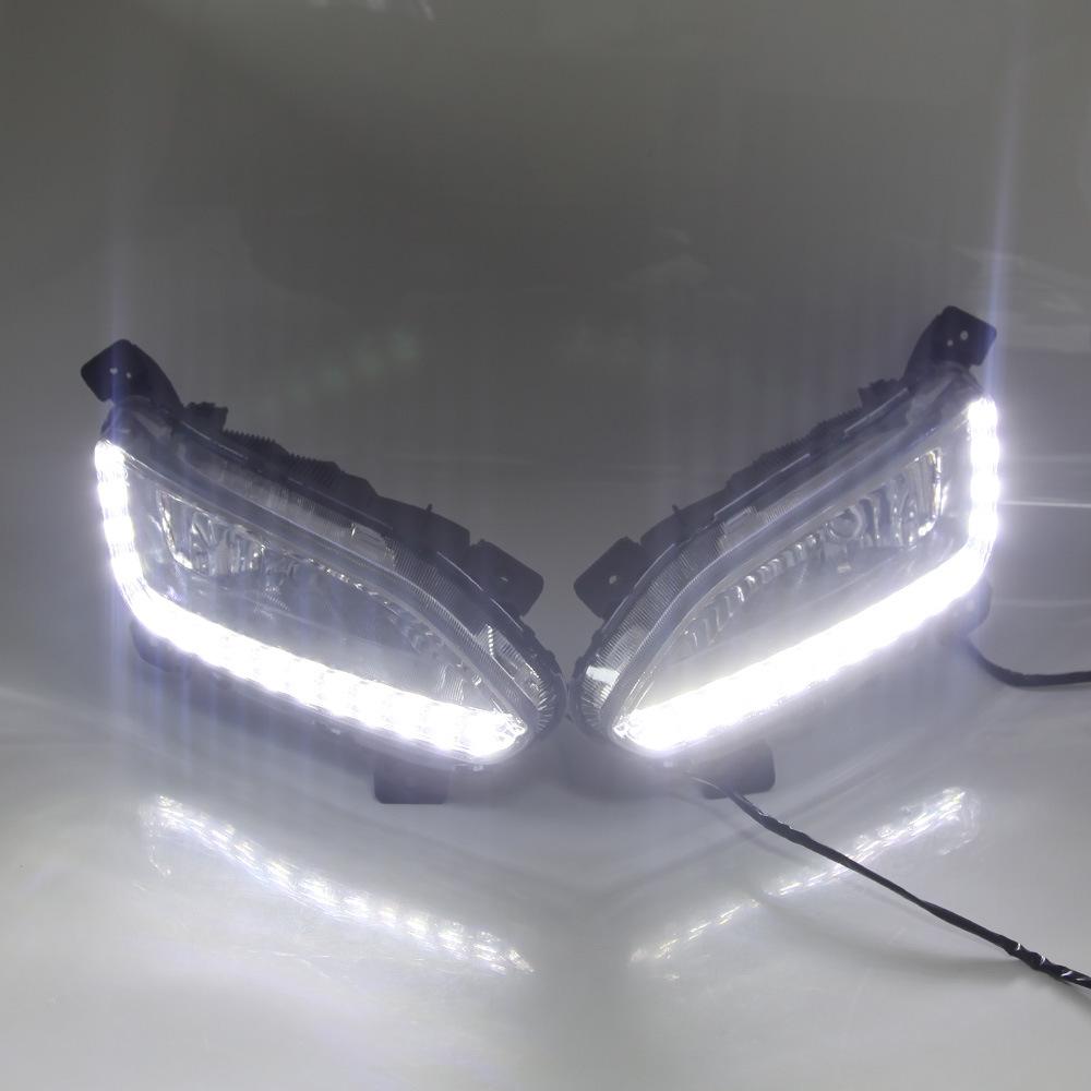 Совместимые Дневные Ходовые Огни и Противотуманные Фары для Нового Santa Fe 203 IX45
