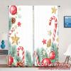 2pcs,Curtains Christmas Ornaments Festive_b Modern Curtains Digital Printed 100% Polyester Curtains Decorations For Home