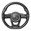 REAL Steering Wheel (black Carbon Fiber) for Yaris (10 Series/210 Series) *Not Compatible with GR Yaris or Yaris Cross, TYE-BKC-BK