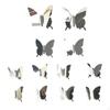 12 Pieces Butterfly Wall Stickers ,Wall Decorations DIY Removable ,Mirror Sticker Home Decoration