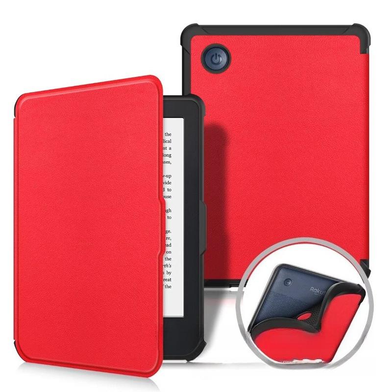 В наличии чехол-обложка для электронной книги Kobo Clara BW 2024, кожаный чехол для Kobo Clara Colour 2024 Clara 2E 2022 с функцией сна/пробуждения