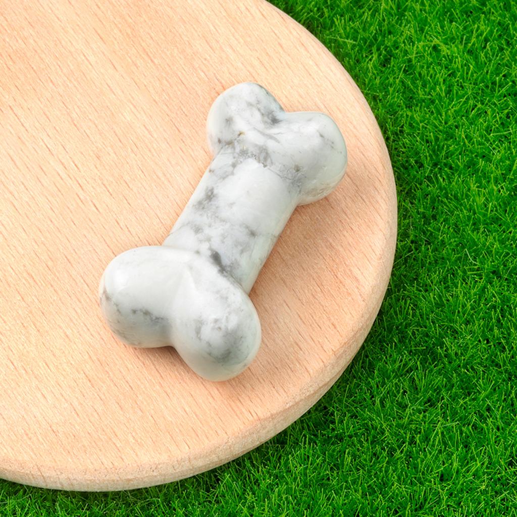 1 шт. мини-духовный исцеляющий хрустальный орнамент, украшение в форме кости, натуральный камень, драгоценный камень для украшения питомника или домашнего интерьера, ювелирные изделия 34x20 мм