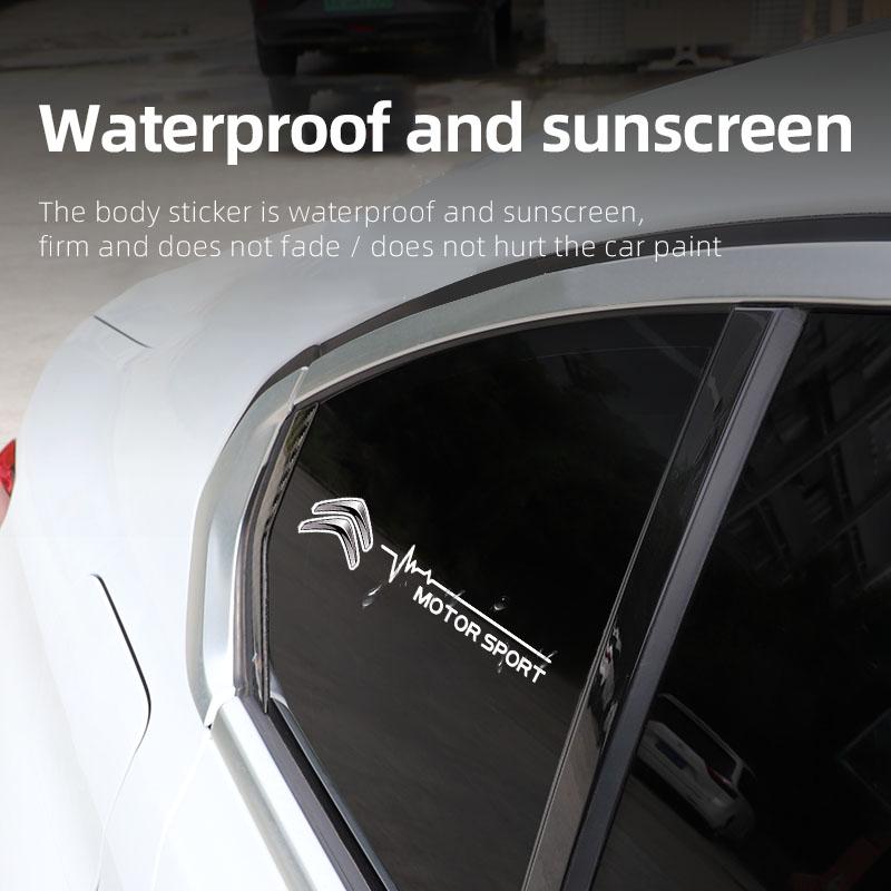 2 шт. Наклейка на автомобильное стекло Декоративные наклейки на стекло автомобиля Для Citroen C8 DS3 C6 C3 Vts C4 Saxo C4L C5 C2 Xsara C3-XR Picasso SEGA
