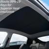 Dedicated panoramic & sunroof sunshade, roof sun protection, heat insulation, light shielding panel, For LHD Volvo C40 2022-2026