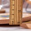 5pcs/set with Storage Rack Cork Coaster Heat Resistant Insulation Pad Pot Pad  Bowl