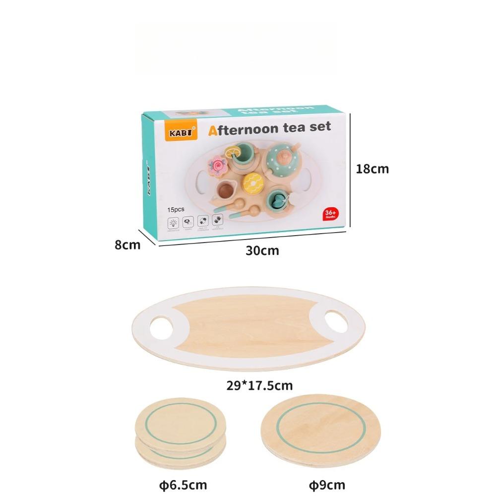 Nordic Home Simulation Teapot Tea Set Girl Afternoon Tea Kitchen Toys Children Kindergarten Birthday Gift