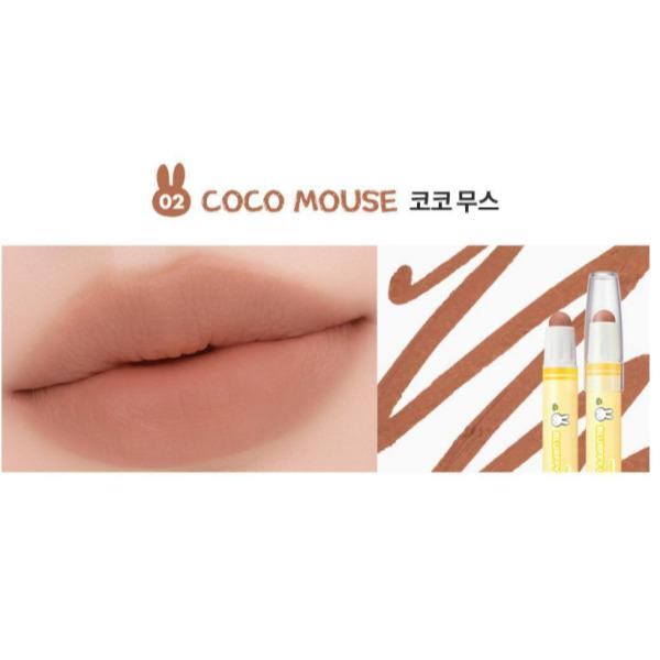 rom&nd x Miffy Blur-Fit Lip Crayon