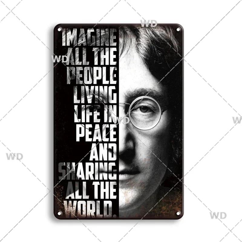 Ретро Винтажный Металлический Жестяной Знак Рок-н-Ролл Группы - The Doors ZZTOP Queen Музыкальный Постер, Настенный Декор Табличка