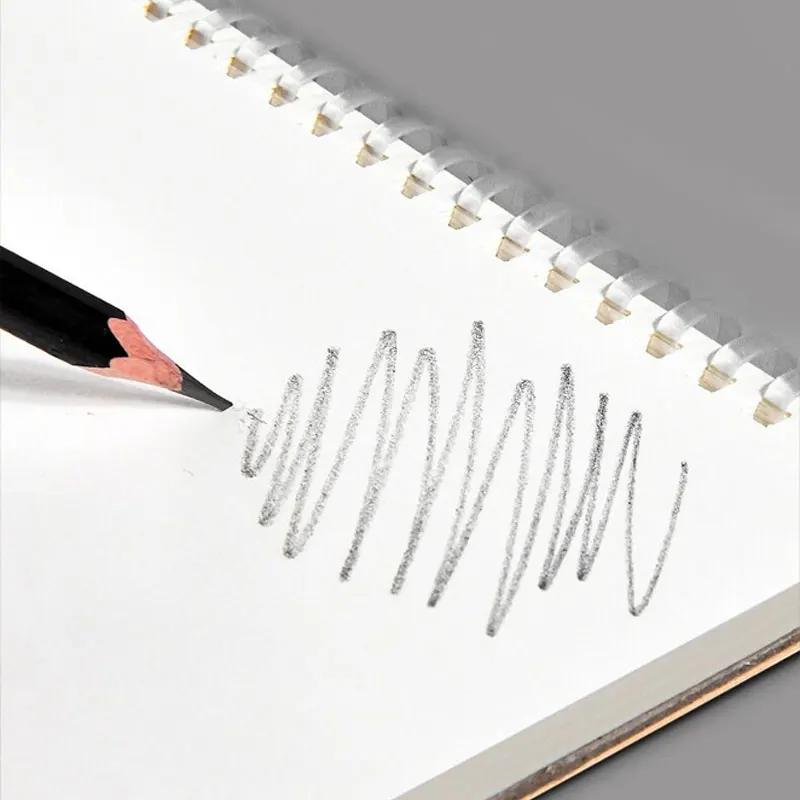 30 страниц 16K Скетчбуки на спирали Экологически чистая Плотная бумага для рисования Художественный скетчпад Книга для рисования маслом Художественные принадлежности