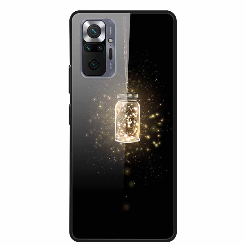 Цветная закаленная стеклянная крышка для чехла Xiaomi Redmi Note 10 Pro, жесткий противоударный Funda для чехлов Redmi Note10 / Note 10Pro, корпус