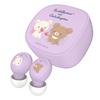 Rilakkuma True Wireless Earbuds Latest Bluetooth IPX4 SBC AAC Codec Support Pastel Bluetooth SX-BS75 (Purple) 5.3, Waterproof, [Gift/Present, Cute,