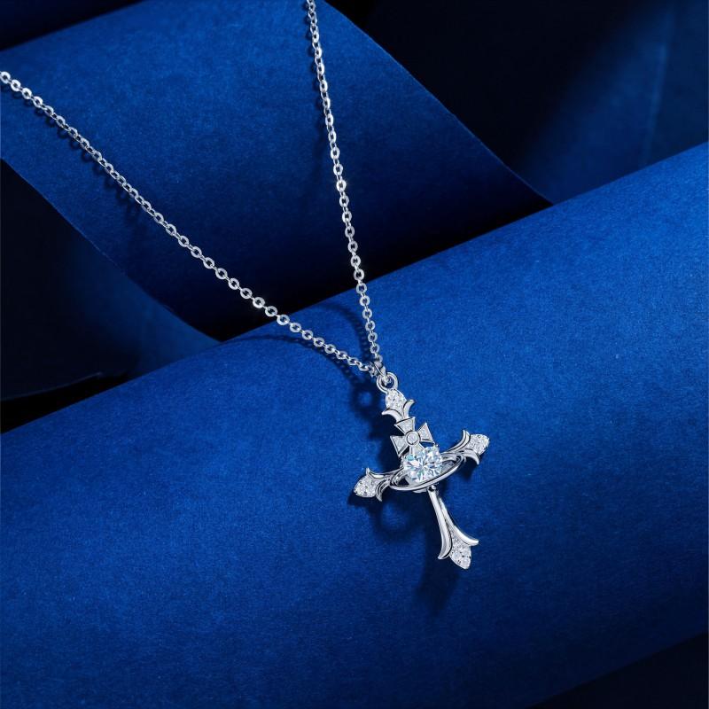 Cross Pendant Necklace Minimalist Fashion Casual Choker Women 2026