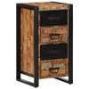 VidaXL Multicolored Drawer Cabinet 40x40x75 Cm Reclaimed Wood, Chest of Drawers, Filing Cabinet, Cabinet with Drawers, Cabinet of 4013582