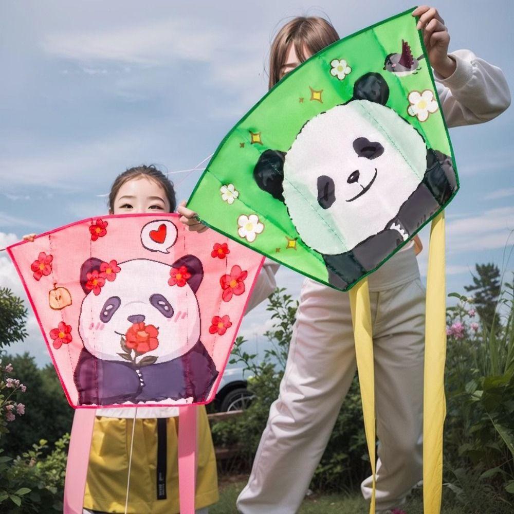Frameless Spring Outing Pocket Kite Handheld Foldable Children Kite Toys  Outdoor Toys