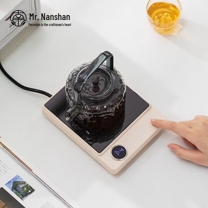Набор: Стеклянный чайник с защитой от ожогов Xiansheng Nanshan и электрическая керамическая плитка