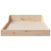 Natural Wooden Bed Frame 80 x 200 cm Solid Pine Wood