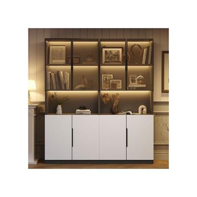 Витрина - - Минималистичная - Светодиодная подсветка - 30x160x200 см - Стеклянные двери