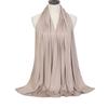 20 Colors Plain Jersey Hijab Caps Scarf Cotton Polyester Wrap Elasticity Shawls Foulard Long Soft Muslim Headband Snood 170*60Cm