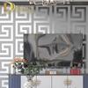 Greek Key Lattice Modern Geometric Wallpaper Hotel Study Background Wall PVC Bathroom Waterproof Wallpaper