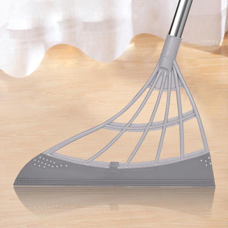 Многофункциональная щетка для пола в ванной комнате, волшебная метла, подметальная машина для ворса, скребок для чистки, подметальная машина