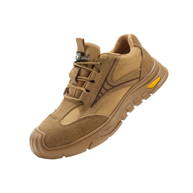 Men's Summer Breathable Safety Work Shoes - Anti-Smash, Anti-Puncture, Electric Welding Protection, Insulated, Lightweight, Solid Sole