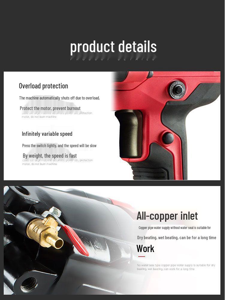 Jindu Двухцелевая ручная алмазная буровая установка высокой мощности для бетона и установки кондиционеров