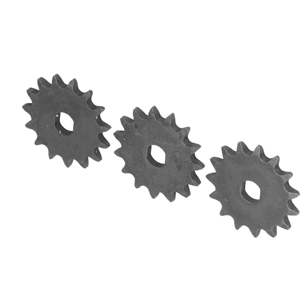 3PCS T8F 15T Engine Gears Steel Scooters Engine Gears Engine Pinion Gear Electric or Gas Scooters