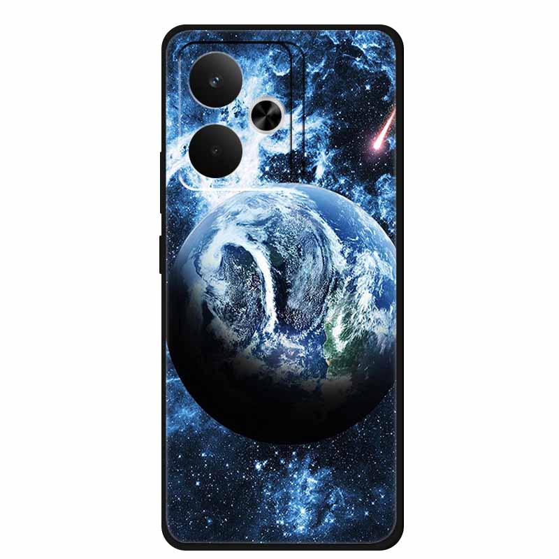 Для телефона Realme GT 7 T 7T Чехол Модные Фото Черный Силикон Мягкая Задняя Крышка Чехол Для Realme GT 7T GT7 7 T Чехол GT7T Coque Capa