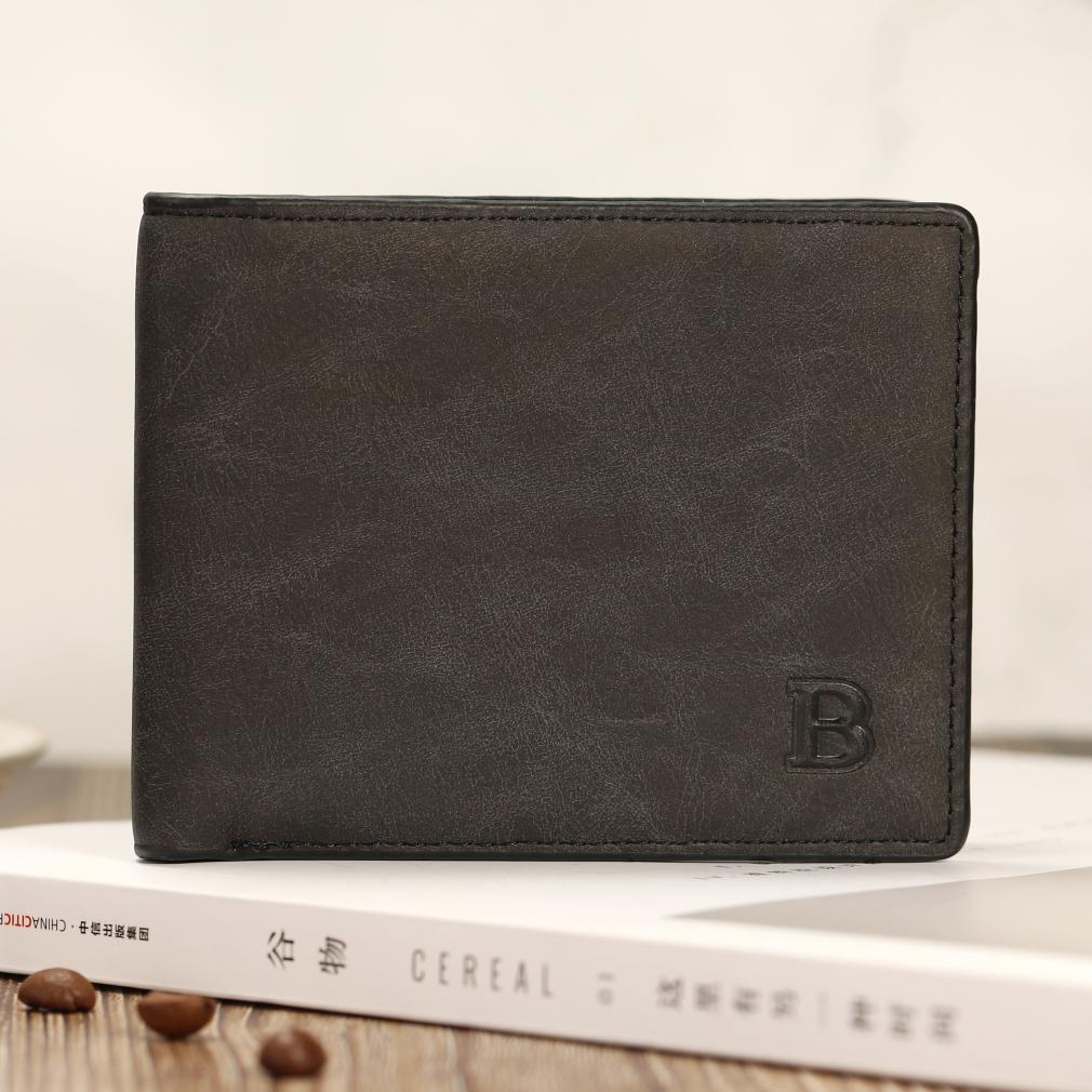 Мужской складной кошелёк с RFID защитой