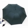 Adult Umbrellas Manual Folding Sun and Rain Umbrellas for Men and Women with Black Rubber Sunscreen and UV Protection