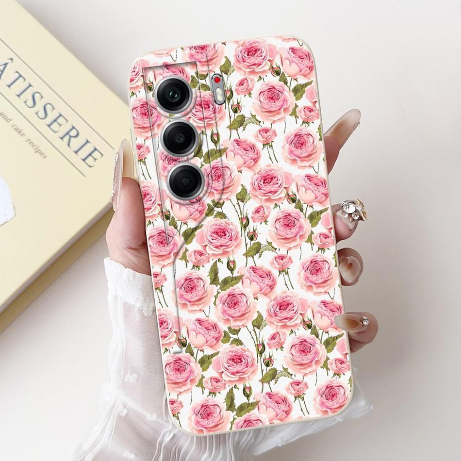 For Tecno Camon 40 Pro 4G Camon40 CM5 CM6 Cute Rabbit Cat Cartoon Phone Case For Camon 40 40Pro 4G Soft Silicone Cases Bumpers