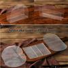 100pcs Cake Rim Transparent Rectangle Cut Pieces Mousse Gasket Cake Roll Rim Point DIY Handmade Part Wedding Without Food