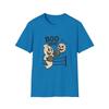 Unisex Softstyle T-Shirt Boo YAH Funny Ghost Boxing Halloween Jack-o’-Lantern