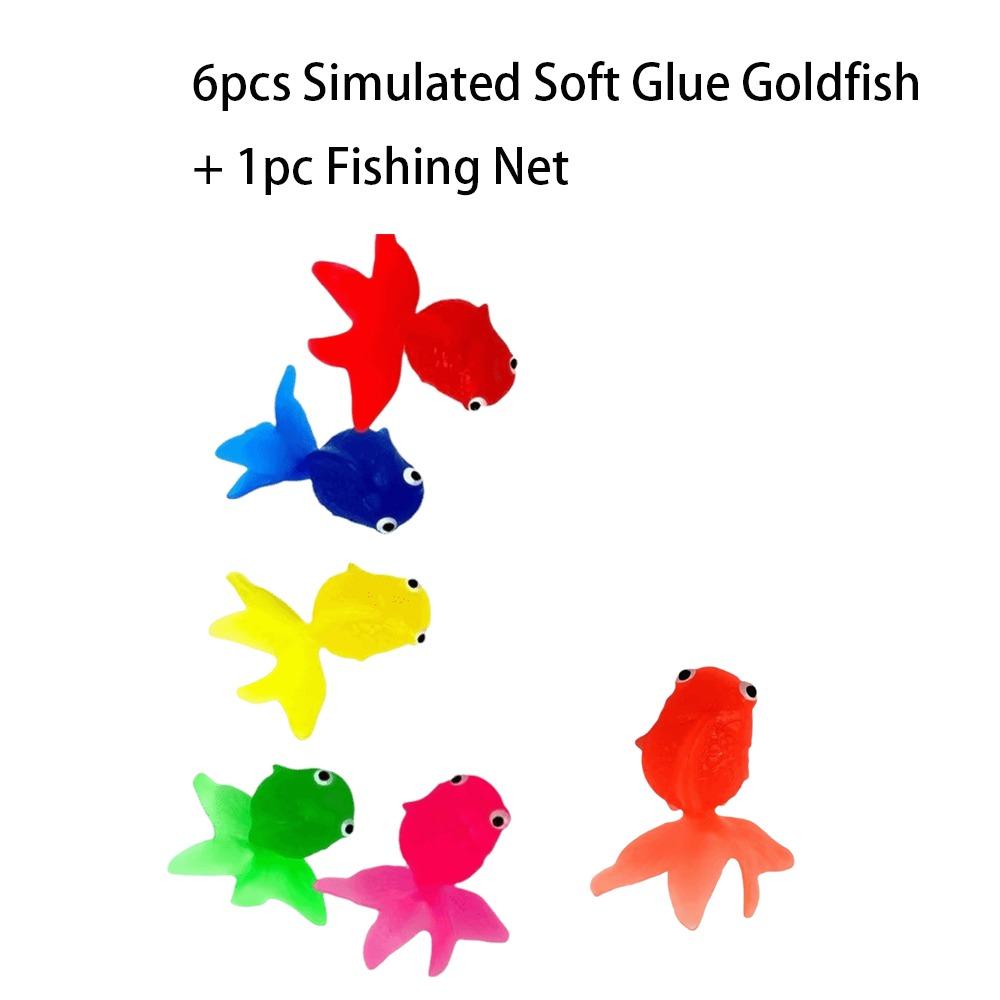 Пластиковые украшения для аквариума Мягкие TPR Рыболовные игрушки Плавающие рыбки Рыболовные игрушки
