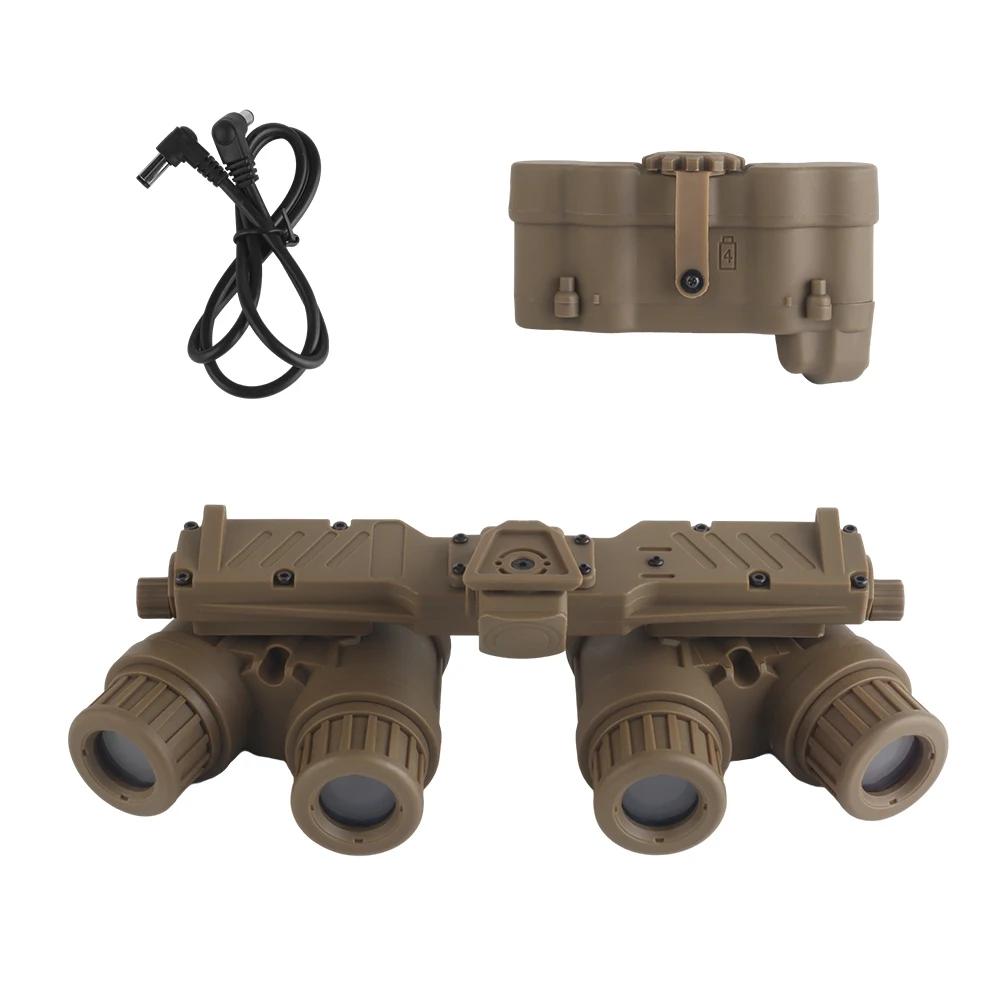 GPNVG 18 Night Vision Goggle Tactical Helmet Binocular Model Four-Eye Night Vision Device Model for Cosplay Tactical Games