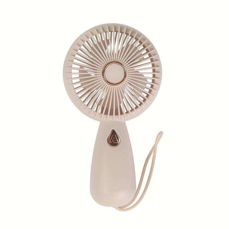 Небольшой перезаряжаемый персональный охлаждающий вентилятор, портативный, подходит для путешествий, использования в помещении и на улице.