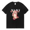 Japanese Jojo Bizarre Adventure Anime T Shirt Men Women Kawaii Jojo Graphic T-shirt Teens Manga Tee Shirt Unisex Short Sleeve
