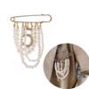 1pcs Fashion Pearl Tassel Chain Brooches Party Wedding Clothing Accessories  Brooches Art Brooch Lapel Pin Badge Tassel Chain