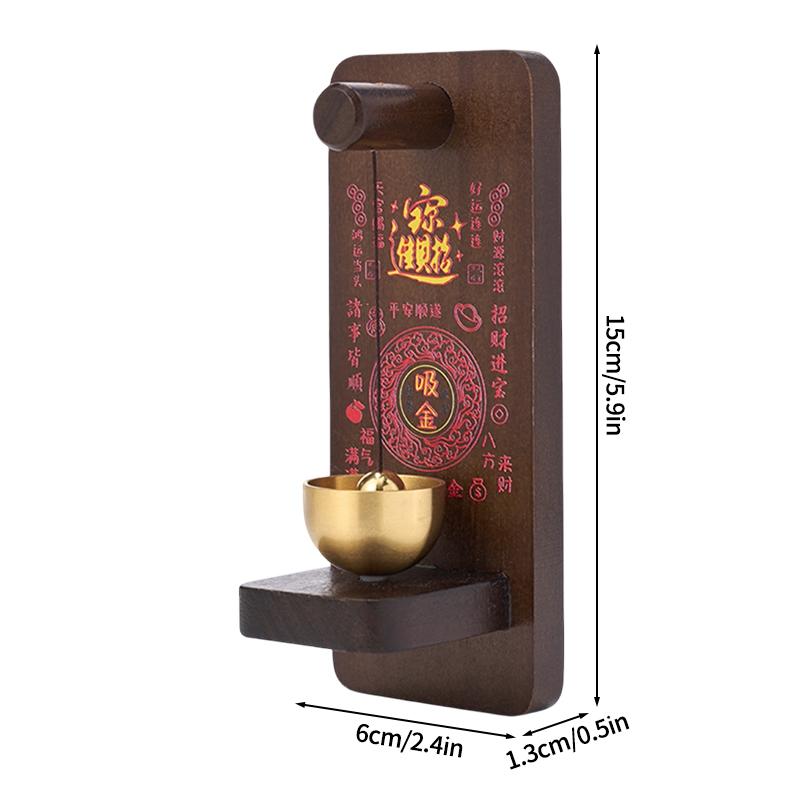 Japanese Doorbell Wood Wind Chime Wind Chimes Copper Bell Decorative Vintage Door Bell Home Decorations Campanillas De Viento
