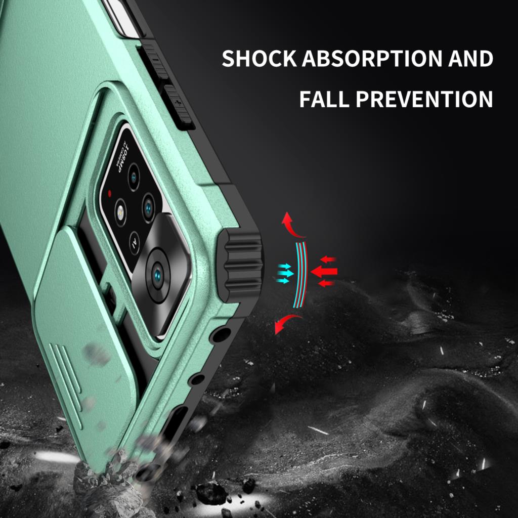 Для Xiaomi Redmi Note 11 Pro 5G Чехол Slide Camera Armor Чехлы для телефонов Redmy Note 11S 11Pro Note11 4G Kickstand Задняя крышка