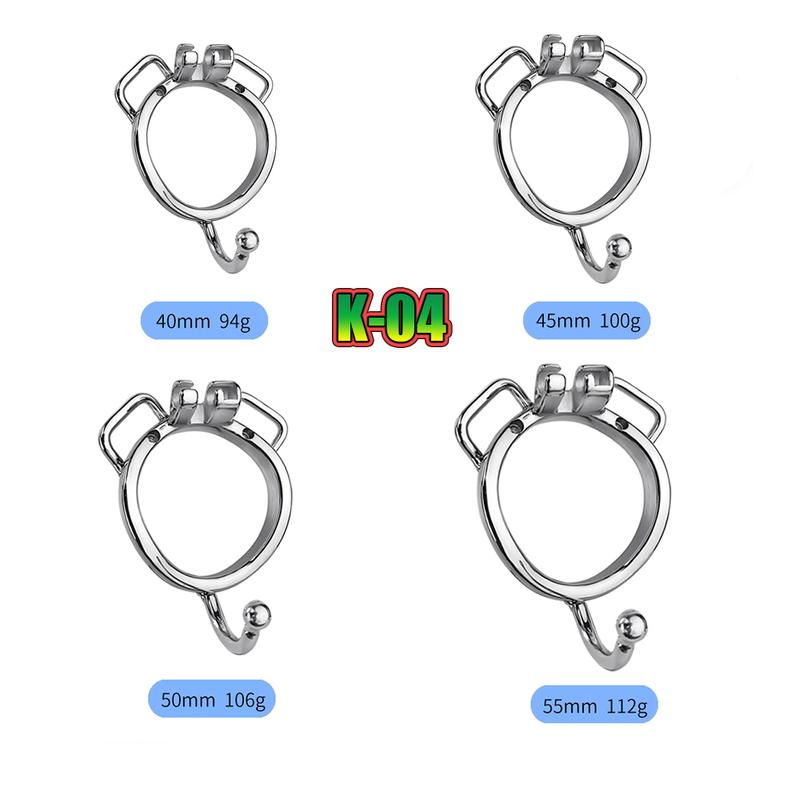 FRKO Stainless Steel Male Penis Rings Adjustable PU Belt Chastity Cage Device Curved Round Accessories Adult Sex Toys Men
