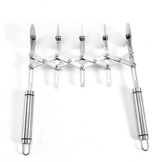 Резак для пиццы из нержавеющей стали, 5 колес, роликовый кухонный тестоделитель, инструменты для выпечки