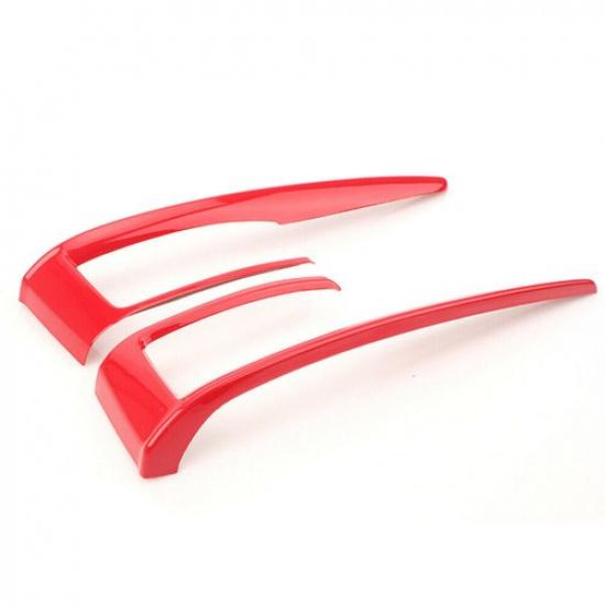 Interior Gear Shift Frame Cover Trim Red Fit Honda Civic 10th 2016 2017 2018 US